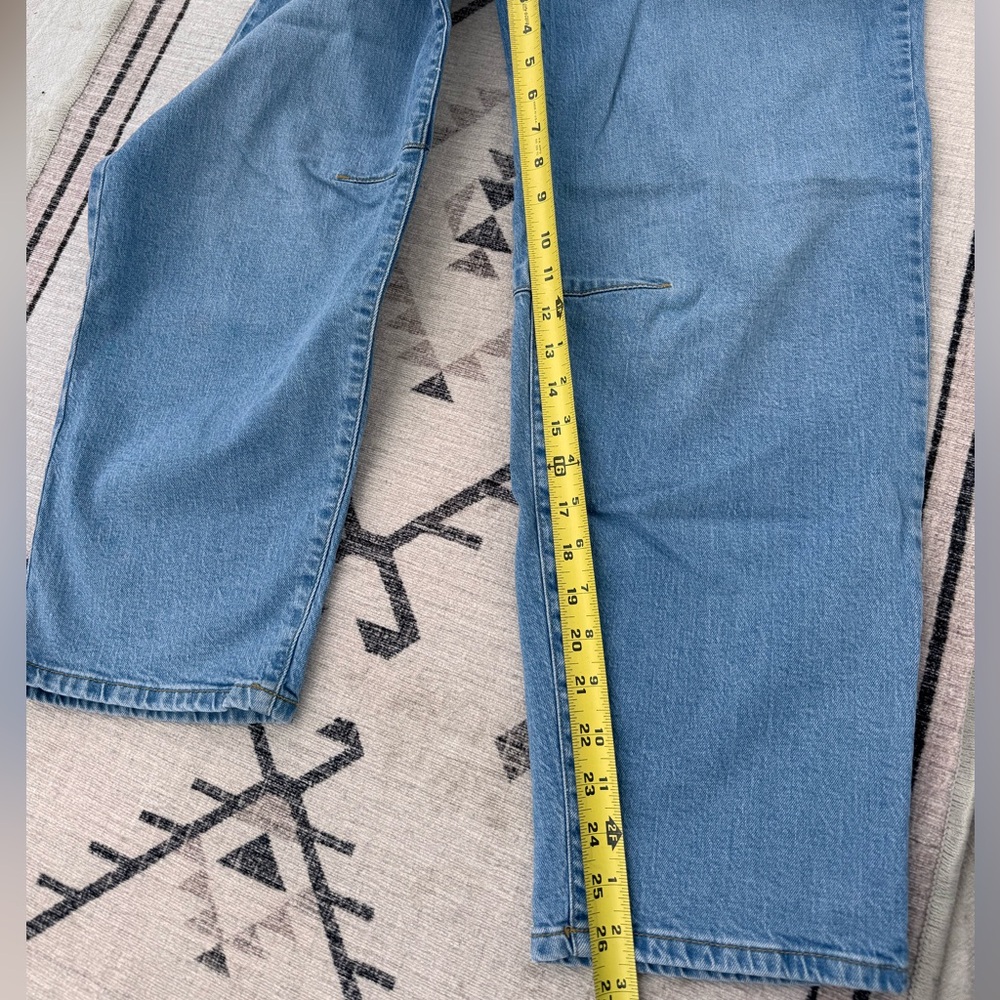 BANANA REPUBLIC Light Blue Mid-Rise Barrel Jeans Size 28/6 - Picture 4 of 6